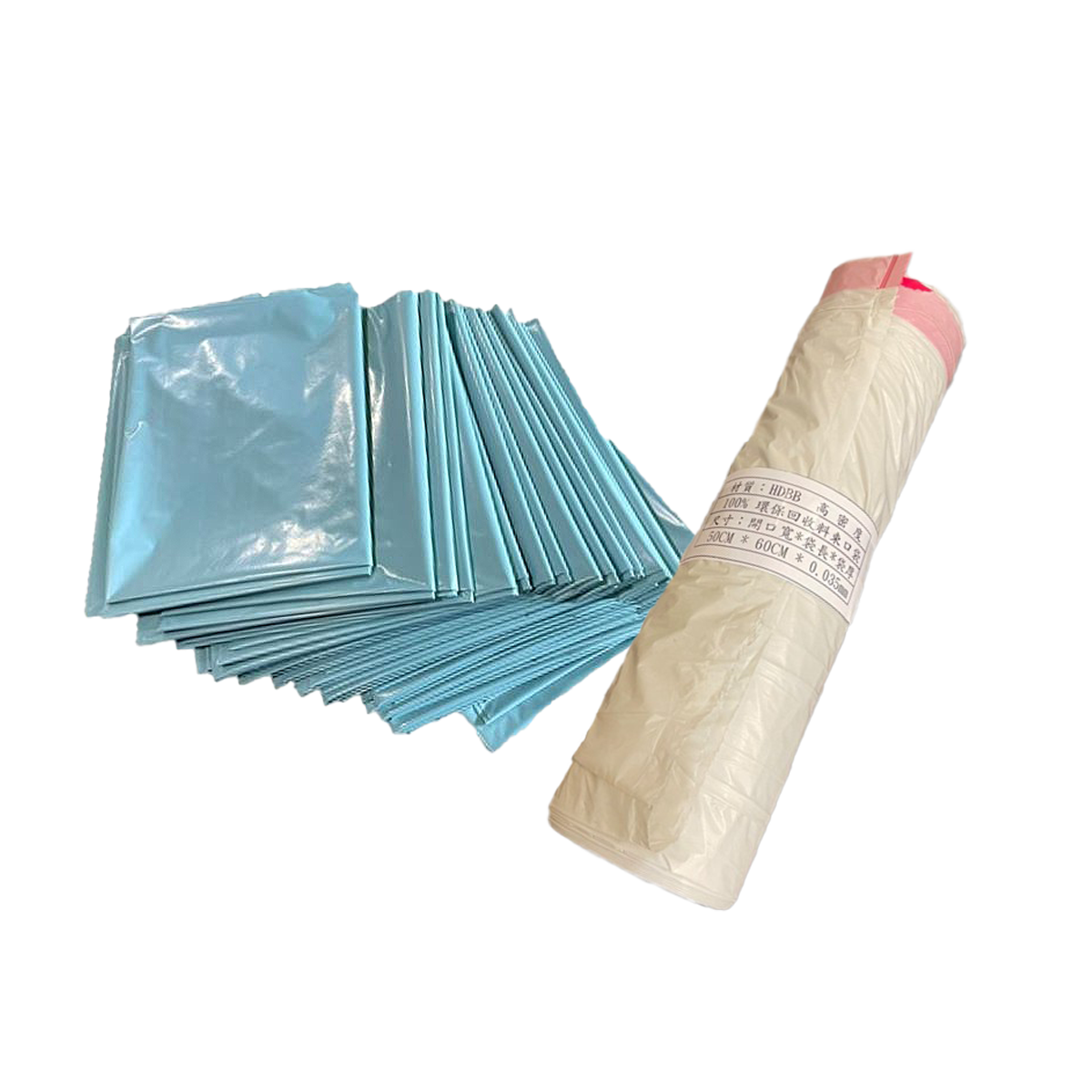 大豐環保再生PE垃圾袋,100% 再生 PE 材質,支援ODM客製化尺寸,環保耐用。|Eco-friendly garbage bag made from 100% recycled PE by Da Fon Environmental.