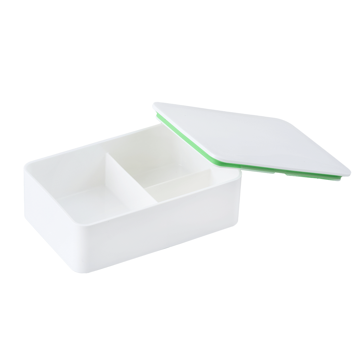 大豐環保再生PET方形餐盒,100% 再生 PET 材質,可微波可機洗,適合環保便當與食物儲存。|Rectangular lunch box made from 100% recycled PET by Da Fon Environmental.