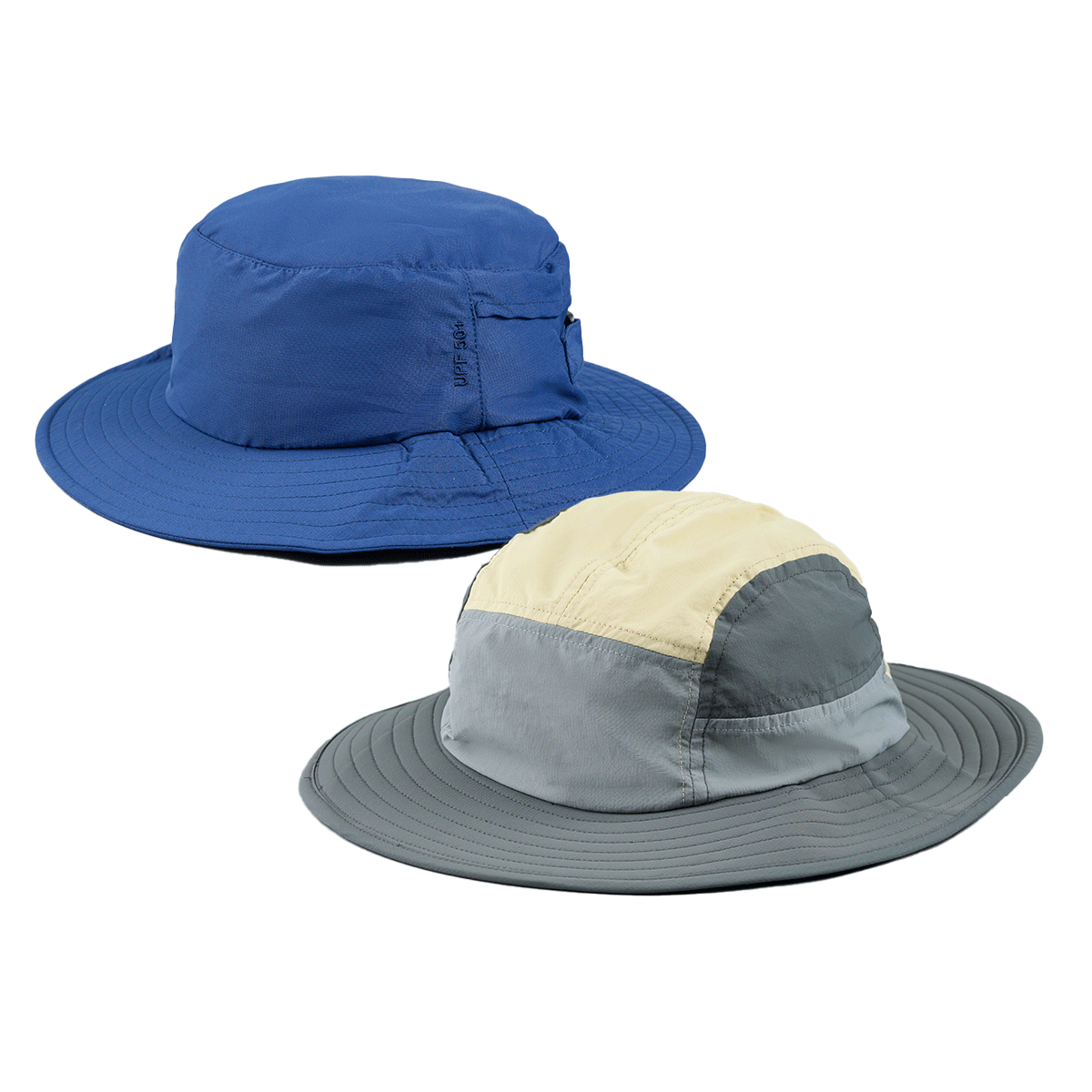 大豐環保再生PET漁夫帽,回收寶特瓶再製成環保紗線,支援印刷與刺繡加工,適合戶外活動。|Bucket hat made from recycled PET bottles by Da Fon Environmental.